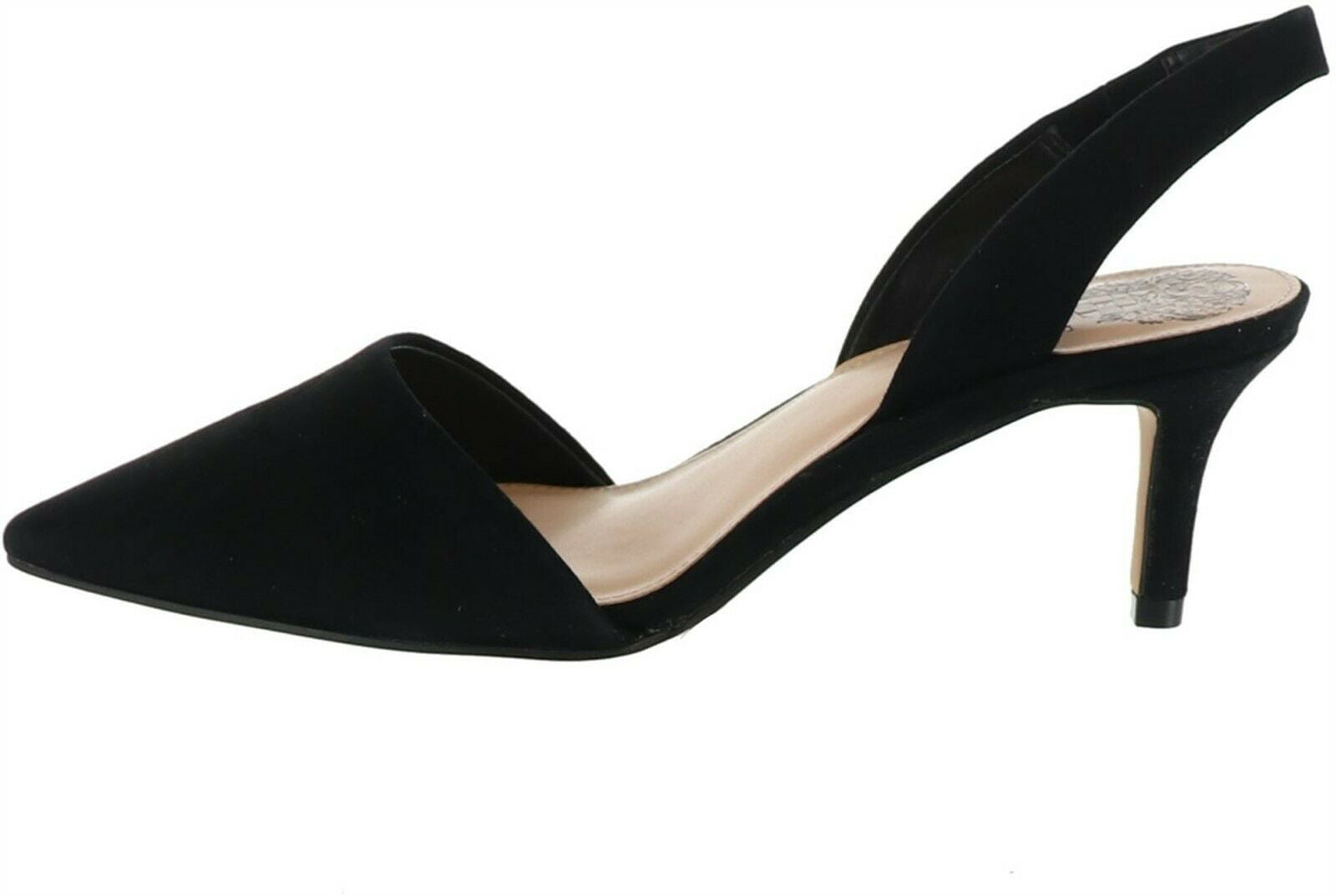 Vince Camuto Leather Suede Slingback 