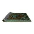 thumbnail image 2 of Ahgly Company Indoor Rectangle Persian Turquoise Blue Traditional Area Rugs, 2' x 3', 2 of 4