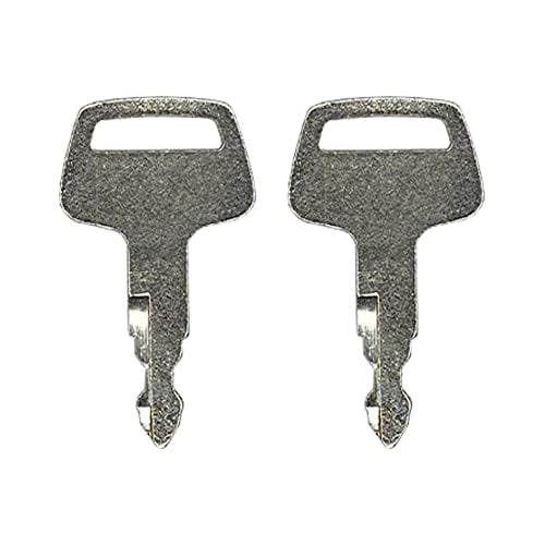 2 Pack Ignition Keys Replacement for IHI Case Morooka Chieftain Excavator Heavy Equipment 5080 (2)