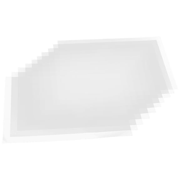 unbranded 10 Sheets Double-sided Tape Adhesive Tools Badge 30.60X21.00X0.10CM Transparent