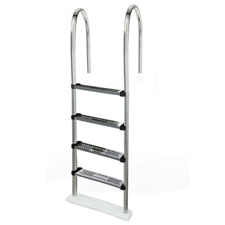 Blue Wave Premium Stainless Steel In-Pool Ladder for Above-Ground Pools