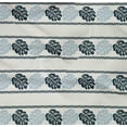 thumbnail image 4 of oneOone Cotton Poplin Twill Dark Navy Blue Fabric Monstera Leaves Block Sewing Craft Projects Fabric Prints By Yard 56 Inch Wide, 4 of 4