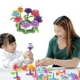 thumbnail image 2 of Kids Flower Garden Building Toys Children Educational Toy Building Blocks, 2 of 6