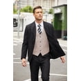 thumbnail image 5 of COOFANDY Men's Formal Waistcoat Regular Fit Business Dress Vest 4 Button, 5 of 6