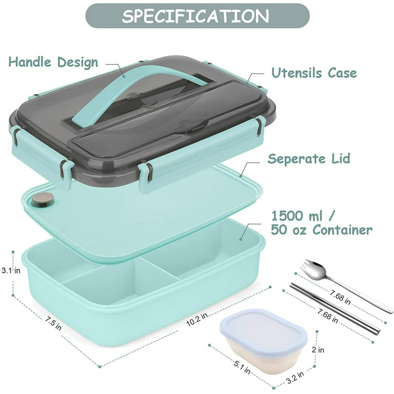 ArderLive Japanese Lunch Box with Chopsticks, Microwave Safe Bento Lunch  Box with Bag and Utensils, …See more ArderLive Japanese Lunch Box with