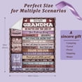 thumbnail image 5 of Grandma Gifts, Grandma Birthday Gifts, Gifts for Grandma, Grandma Gifts from Granddaughter, Grandma Gifts for Christmas, Great Grandma Gifts, Happy Birthday Grandma Throw Blanket 80"x60", 5 of 6