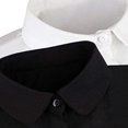 thumbnail image 3 of CAILDANL Shirt Fake Collar Black Side Embroidery Chiffon Decorative Collar, 3 of 6