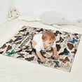 thumbnail image 2 of Butterfly Species Chart Blanket,Comfortable Soft Flannel Throw Blanket,All Season,Warm Lightweight Blankets for Sofa Bed Couch Living Room Chair,30"x40", 2 of 4