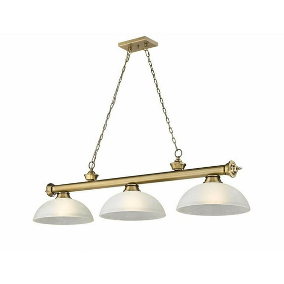 3 Light Billiard in Traditional and Classical Style-18.75 inches Tall and 14 inches Wide Bailey Street Home 372-Bel-4596709