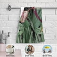 thumbnail image 5 of Dreamtimes Parrot Wallpapaer Mural Wall 3D Hand Towels 2 PCS, Kitchen Towel Ultra Soft and Highly Absorbent,Decorative Fingertip Face Towel for Bathroom Hotel, 28.3"x14.4", 5 of 6