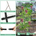 thumbnail image 6 of Costway 74" Garden Cucumber Trellis for Plant Climbing with PE-Coated Frame, Trellis Net, 6 of 10