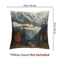 thumbnail image 4 of nygtbtfer Decorative Throw Pillow Covers 20"x20" Double Sided Throw Pillow Cases Autumn Mountains Landscape Throw Pillow Covers Couch Cushion Case for Plush Cushion Covers White, 4 of 7