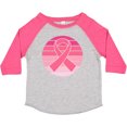 thumbnail image 3 of Inktastic Breast Cancer Pink Ribbon Retro Girls Toddler T-Shirt, 3 of 5