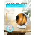 thumbnail image 6 of BLACK+DECKER Dual Function Heater + Fan Model BHD406W, 6 of 7
