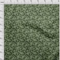 thumbnail image 4 of oneOone Cotton Flex Forest Green Fabric Batik Dress Material Fabric Print Fabric By The Yard 40 Inch Wide, 4 of 4