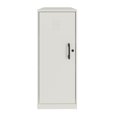 thumbnail image 2 of Space Solutions Metal White 3 Shelf Personal Locker Cabinet with Vented Door, 2 of 7