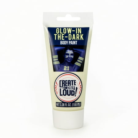 Horizon Group Create Out Loud Glow-in-the-Dark Body Paint, 1 (Best Glow In The Dark Body Paint)
