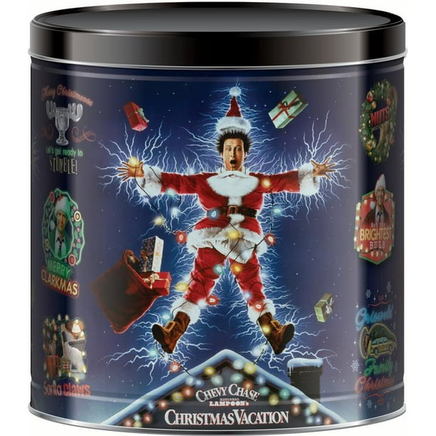 Christmas Vacation Assorted Flavors Popcorn Tin, 24 Oz.