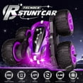 thumbnail image 3 of Tecnock Remote Control Cars for Kids, 2.4GHz RC Car with USB-C Easy Charging, 4WD Double-Sided 360°Flip RC Stunt Car, Toys Gift for Boys and Girls, 3 of 8