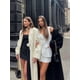 thumbnail image 4 of Conjunto elegante de 2 piezas para mujer, minifalda sin mangas con cuello cuadrado y una sola botonadura, verano, 2024, 4 of 5