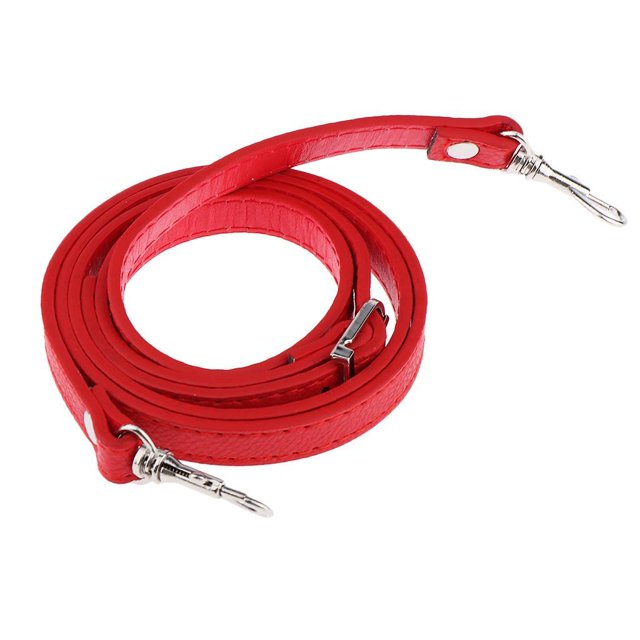 Xingzhi Réglable en Cuir Sac Bandoulière Ceinture de Remplacement Fermoirs à Homard Rouge Rouge