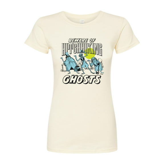 The Haunted Mansion - Hitchhiking Ghosts - Juniors Fitted Graphic T-Shirt