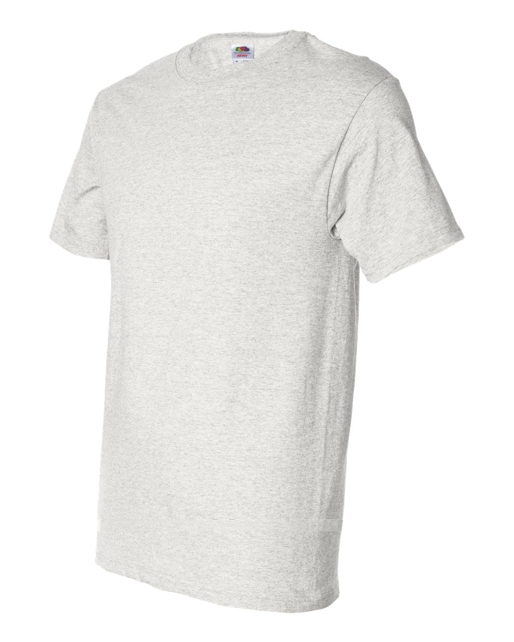 XXXXX-Large Hanes Ultimate Tagless Double-Needle Crewneck T-Shirt SMOKE GRAY
