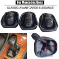 thumbnail image 5 of Gearshift Lever Knob Stick Shifter Manual 5 6 Speed For Mercedes Benz C Class W203 S203 Leather Gaitor Boot Cover Car Styling, 5 of 5