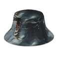 thumbnail image 1 of Fotbe Cloud White Dragon Sombrero Tipo Pescador con Estampado – Sombrero de Sol de Algodón de Moda para Playa, Golf, Pesca, 1 of 6