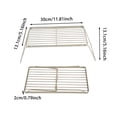 thumbnail image 2 of Portable Grill Rack Adjustable Height Outdoor Stainless Steel Cooking Stove Rack Sturdy Camping Barbecue Stand Multiple Sizes For Tailgaters Tabletop Indoor Grill Grill Table Top Barbecue Grill Vt13, 2 of 4