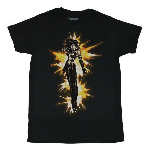 Dark Phoenix of the X-Men (Marvel) Mens T-Shirt - Purified By Fire (Small)