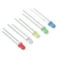 thumbnail image 4 of Juego de diodos emisores de LED Ticfox 500 piezas 3 mm blanco verde rojo amarillo azul, 4 of 12