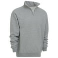 thumbnail image 3 of BILLIONHATS 24 Pack Mens Cotton Fleece Quarter Zip Sweatshirts Wholesale - Assorted Colors, Bulk Half Zip Pullover Tops for Men, Cozy Fleece Lined Activewear Size 2X-Large, 3 of 9