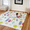 thumbnail image 4 of Toddleroo by North States 71 x 71 Foldable Toddleroo Friends Padded Play Mat. Extra Large Foam Baby Play Mats for Floor, Waterproof Tummy Time Mat for Indoor & Outdoor Use, 4 of 5