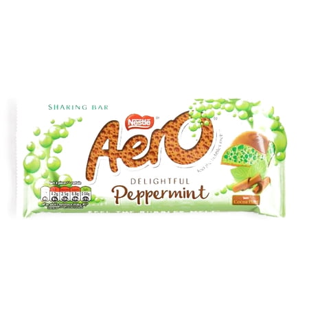 Nestle Aero Bubbly Peppermint Chocolate Bar 12 oz each (3 Items Per Order, not per case)