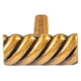 thumbnail image 2 of Utopia Alley Naples Cabinet Ring Pull Knob - Decorative Cabinet Drop Pull Knobs- Vintage Cabinet Hardware with Hand Finished Antique European Brass - Metal Drawer Pull Knobs 1.48", 2 of 9