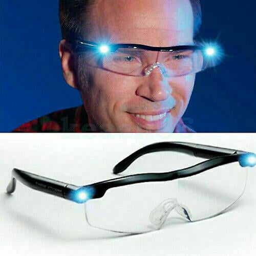 Adult Womens Men Magnifying Reading Glasses Super Mighty Sight Glasses With  Led 