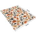 thumbnail image 4 of Halloween Pumpkins Bats and Spiders Blanket,Comfortable Soft Lamb Wool Throw Blanket,All Season,Warm Lightweight Blankets for Sofa Bed Couch Living Room Chair,60"x80", 4 of 4