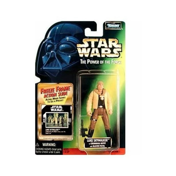 star wars the power of the force luke skywalker action figure