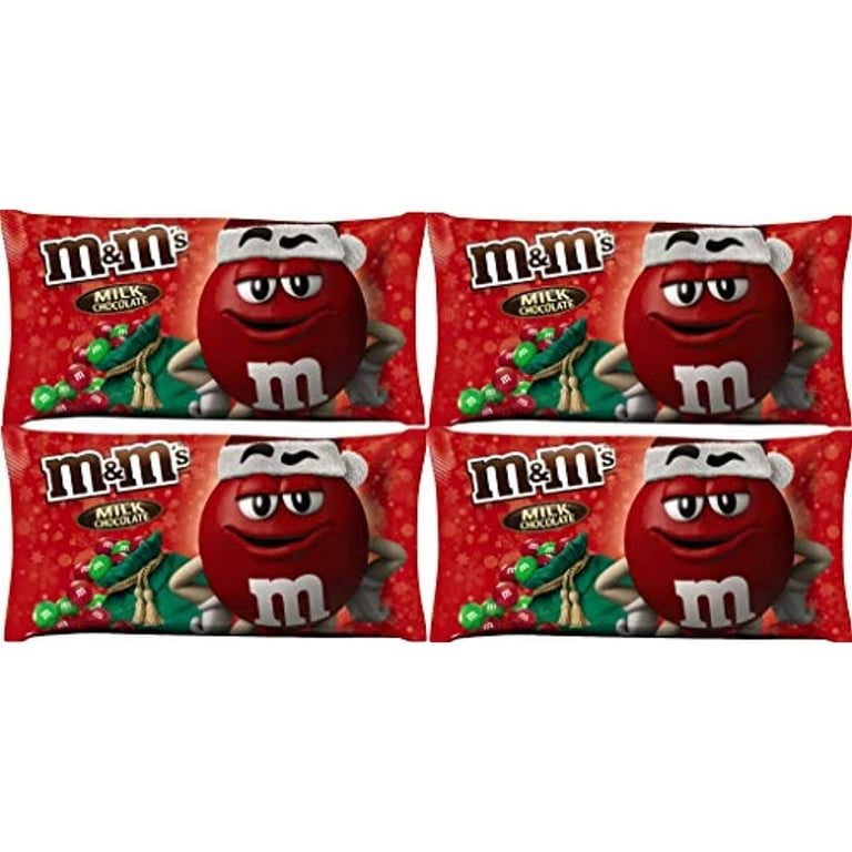 M&Ms Christmas Milk Chocolate Red & Green Snack Sharebag 165g