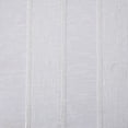 thumbnail image 2 of Dainty Home Megan 3D Linen Textured Linen Look Chenille Striped Designed Fabric Shower Curtain 70W x 72L in White, 2 of 8