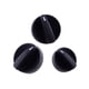 thumbnail image 2 of Perillas de Control de Climatización y Calefacción Yashi para Aire Acondicionado 2006-2008 3 Piezas Negro, 2 of 5