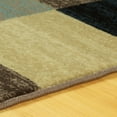 thumbnail image 2 of Contemporary Tile Plush Polypropylene Indoor Runner Rug, 2'7" x 8', Majolica Blue, 2 of 3