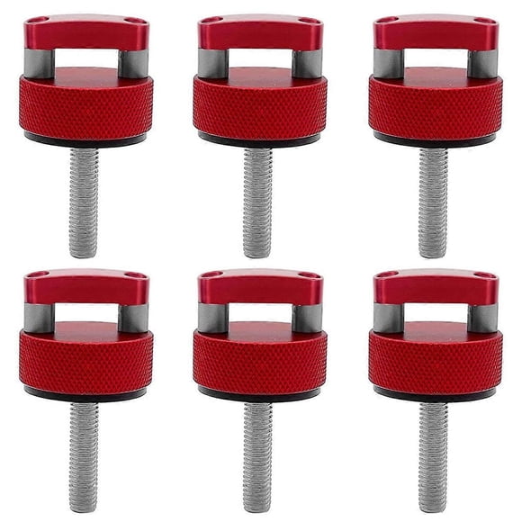 6Pcs Hardtop Bolts Screw Quick Removal Fastener Thumb Screw Nut Kit