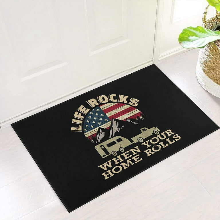 XAPEK Decorative RV Door Mat - Best Gifts for RV Owners, 30x17 Camping Door  Mat, RV Rugs for Inside, Camper Gifts, RV Gifts - Let's Go on an Adventure