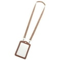 thumbnail image 6 of Raindrops Brown Cards Holder Lanyard 1Set 6.7x3.5in for Work and School, 6 of 8