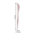 thumbnail image 2 of Balsa Circle 24 Metallic Rose Gold 8" Plastic Knives Disposable Cutlery Wedding Tableware Birthday Catering, 2 of 8