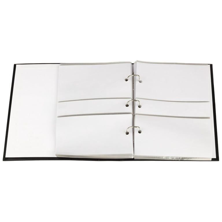 New View Gifts 8 x 10 Black Linen Photo Album, Holds 240 - 4x6 photos 