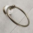 thumbnail image 2 of Kingston Brass BA1114AB Victorian Towel Ring, Antique Brass, 2 of 3