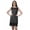 Black, variant on Women Plus Size Lace Summer Tunic Dress Sleeveless Women Mini Dress